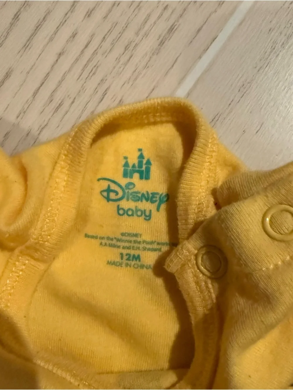 Disney‎ Baby Garanimals Boys 12M 3Pc Bundle Pooh Bodysuits Romper